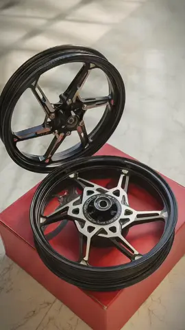 VELG RCB CT600 FULL CNC BLACK BEAT/SCOOPY/GENIO/VARIO110 DIAMETER 185/215 RING 14 ORIGINAL RACING BOY #fyp 