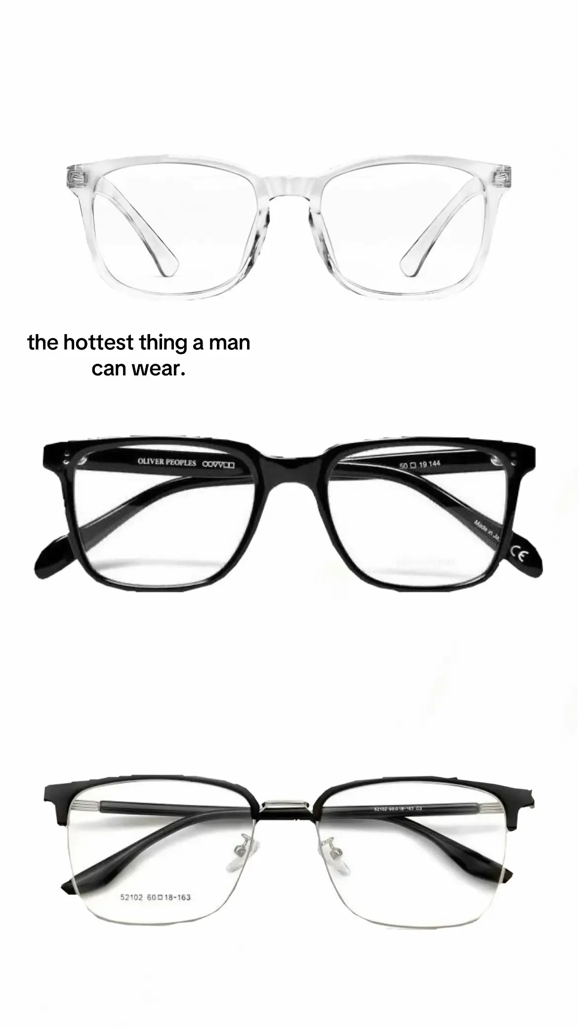 Men with glasses😝 #glasses #relate #fyp #boy  #viral 