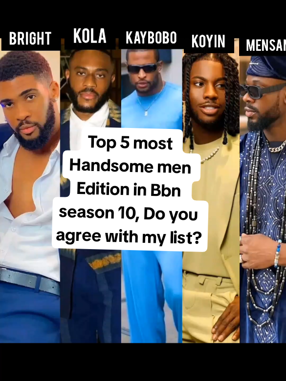 Who is the most handsome? #koyin #kaybobo #mensan #kola #brightmorgan 