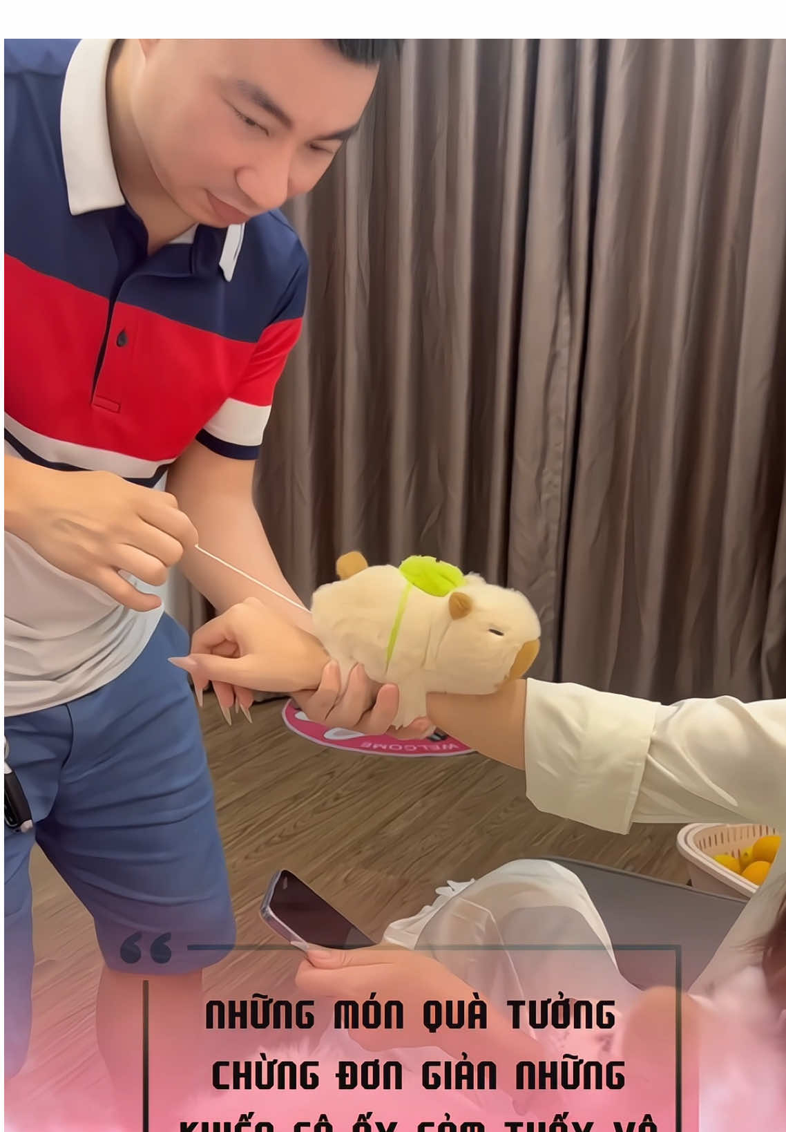 Món quà siêu lãng mạn #quatangbangai #quatangnguoiyeu #gaubongcapybara #capybara #gaubong 