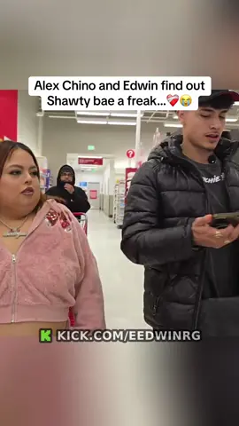 Alex Chino and Edwin find out Shawty bae a freak…❤️‍🩹😭#fyp #alexchino #edwinrg #shawtybae 