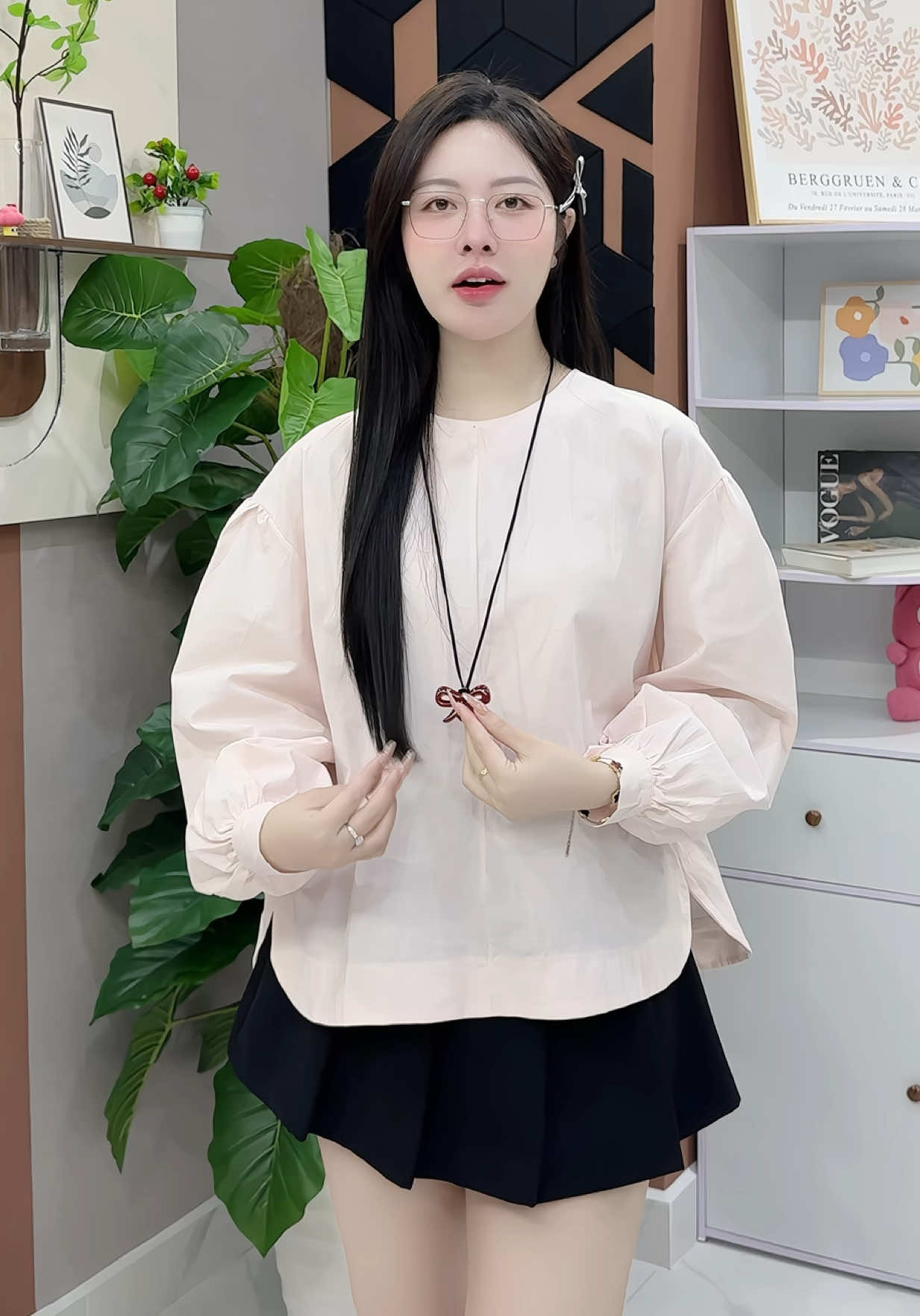 Áo sơmi babydoll xinh #aobabydoll #aoxinh #aosominu #viral 