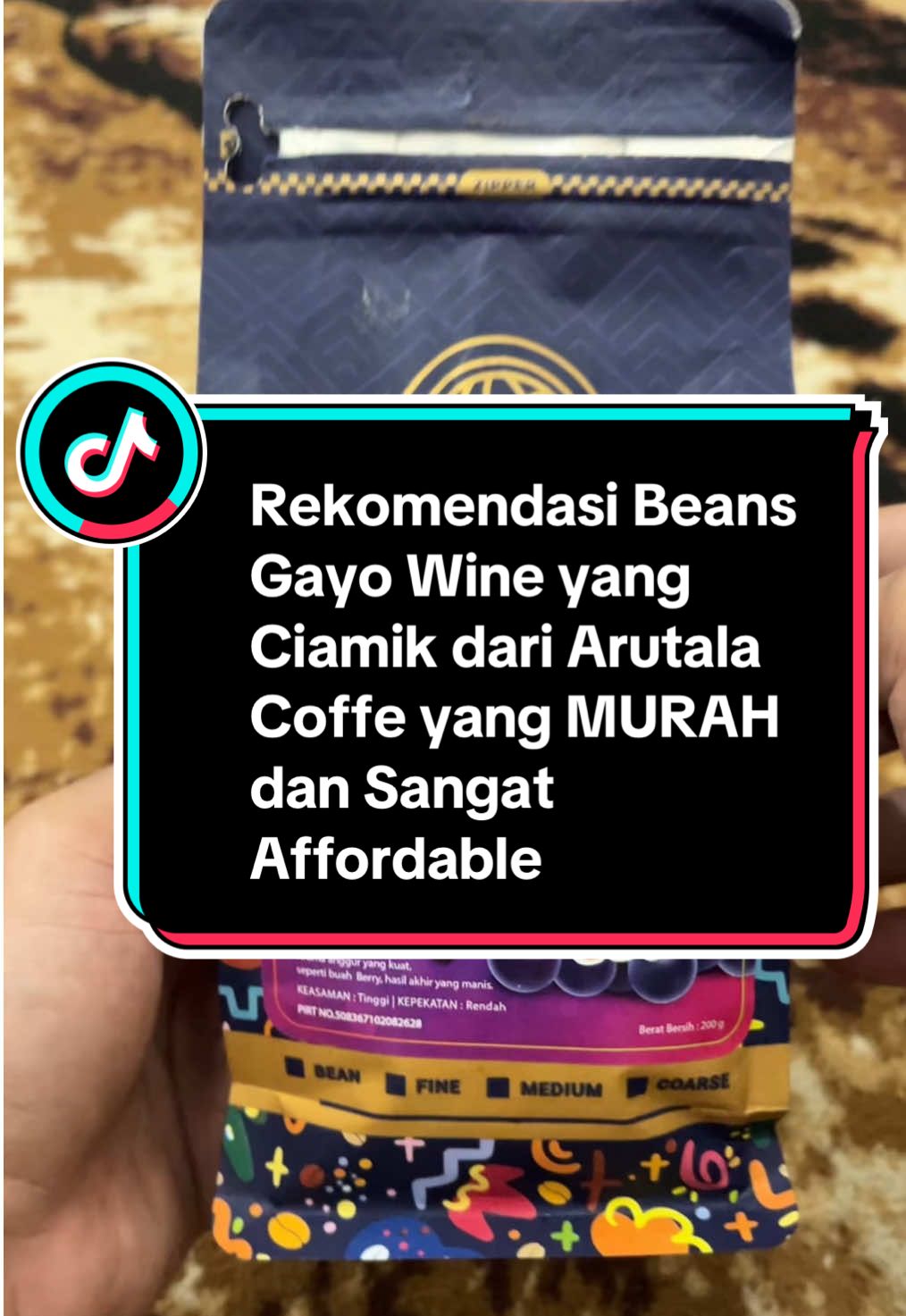 Yuk di CheckOut Beans Gayo Wine yang Rasanya Ciamik Banget dari Arutala Coffee yang MURAH dan Sangat Affordable, ini sangat cocok buat kalian yang pemula yang mau belajar Minum Kopi Hitam tanpa Gula, Susu dan juga Creamer tapi Masih ada rasa buah”annya di rumah😊 #fyp #xybca #coffee #gajiansale #SiPalingCantik