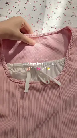 pink tops for summer 🌤️🎀 #pinktop #atasanpink #bajupink #pinkoutfit #ootdbyoutfitsoftheweeks 