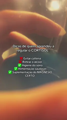 Pra reduzir o cortisol, o ideal é começar pelo básico. ##magnesio #mulher #cortisol #foryou 