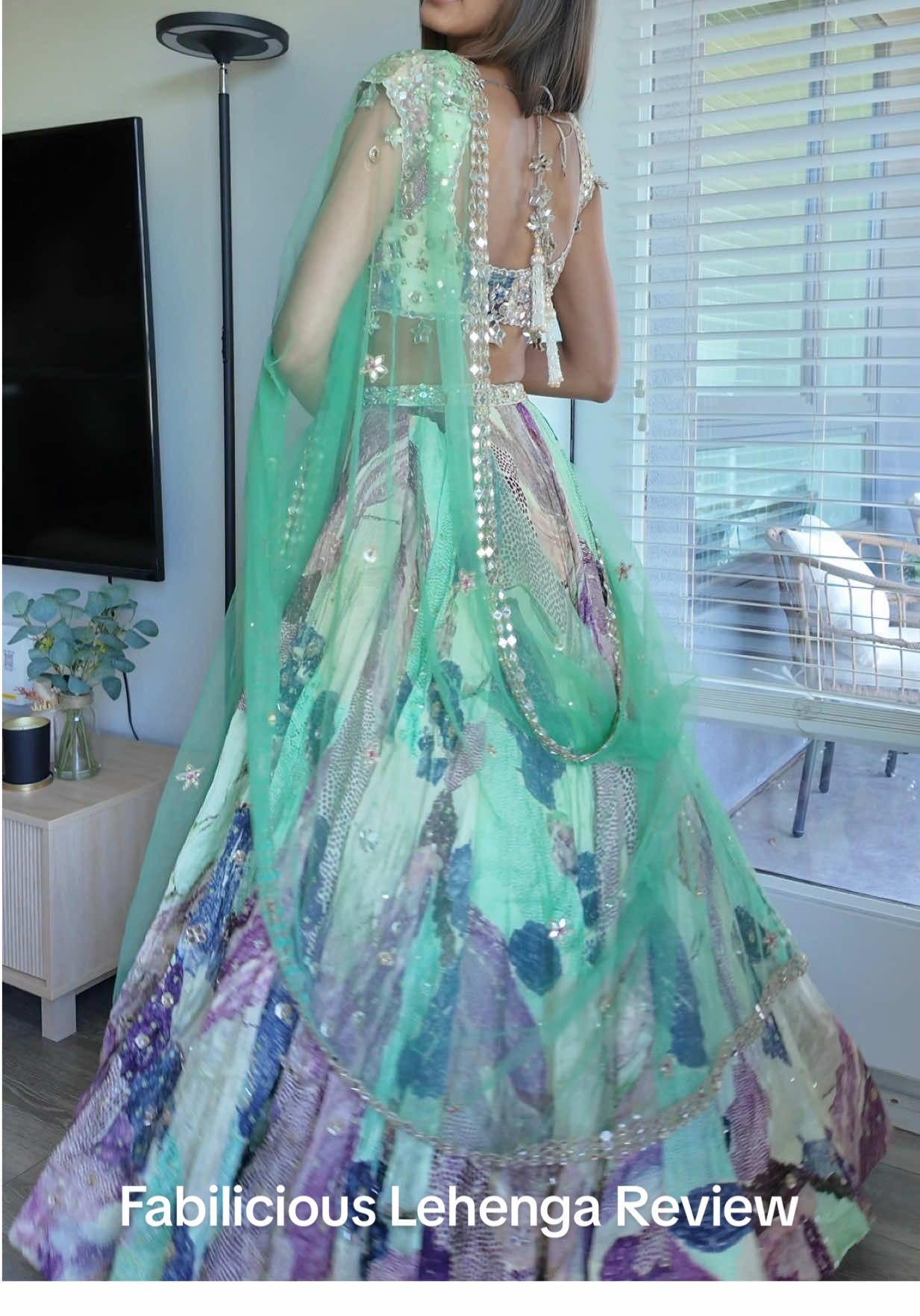 Juhi bengani Lehenga via @Fabilicious Fashion  I can’t thank them enough for their customer service, I highly recommend shopping with them! #lehenga #indianwedding #honestreview #indianfashion #indianonlineshopping 