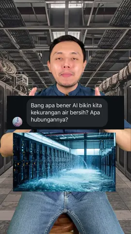 Seriusan AI bikin kita kekurangan air bersih?