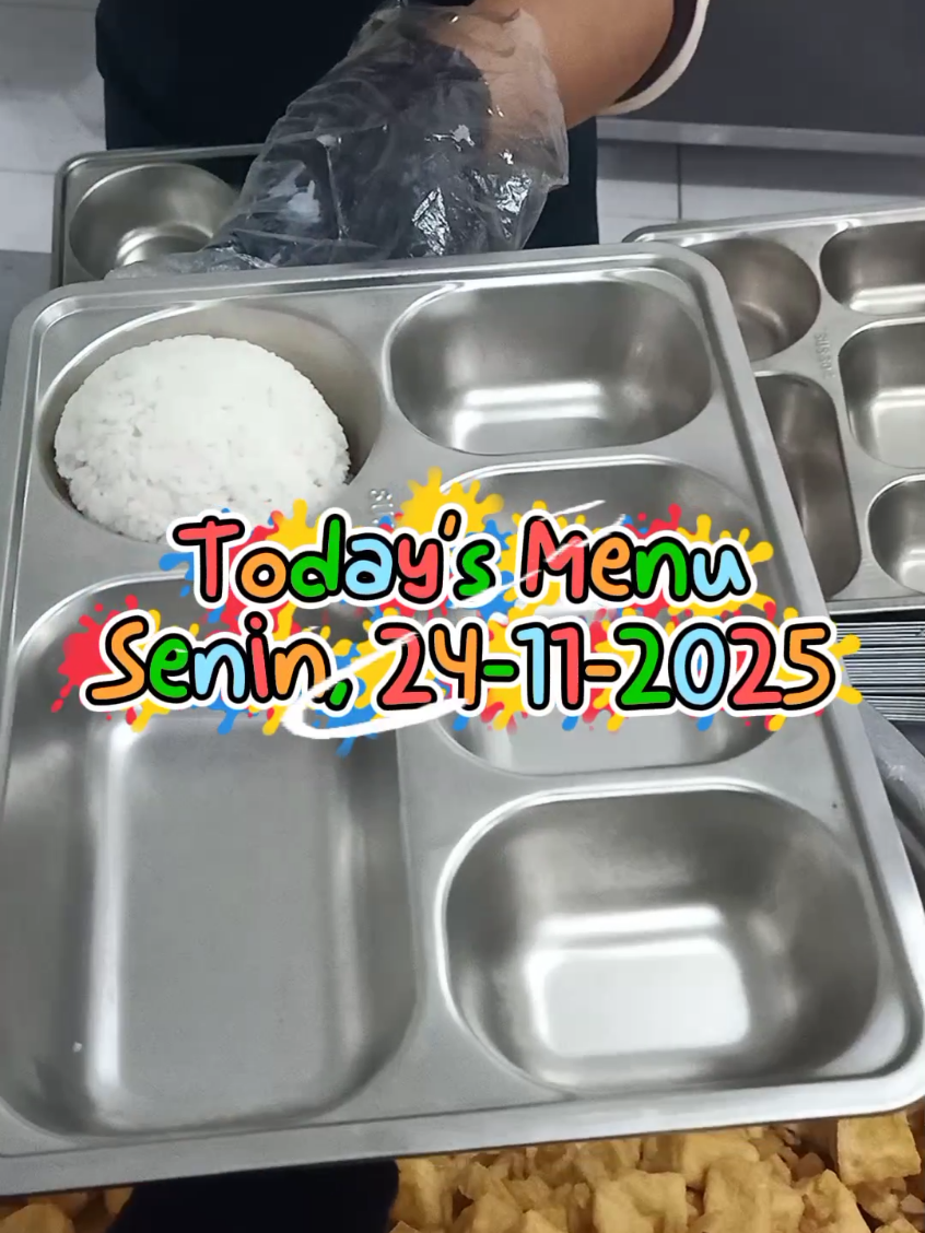 Menu Makan Bergizi Gratis SPPG Sarang Garuda Seketi  📍Senin, 24 November 2025 @gerindra @badangizinasional.ri  #makanbergizigratis #mbg #bgn #sppg #sppgseketi 