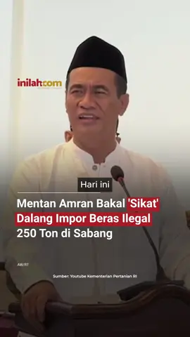 Menteri Pertanian Andi Amran Sulaiman menegaskan bahwa tidak akan ada toleransi bagi siapa pun yang terlibat dalam penyelundupan 250 ton beras impor ilegal di Sabang, Aceh. Ia menekankan bahwa meskipun Sabang adalah kawasan perdagangan bebas, aturan pemerintah pusat tetap harus dipatuhi. Begitu menerima laporan masuknya beras ilegal, ia langsung menghubungi para pejabat terkait. Ia meminta penjelasan dari setiap pejabat untuk memastikan tidak ada Dirjen yang memberi rekomendasi tanpa izin. - Selengkapnya kunjungi website dengan klik link di bio atau download aplikasi di AppStore dan Google Play Store. #InilahNews #MentanAmran #ImporBerasIlegal #Inilahcom #titiktengah 
