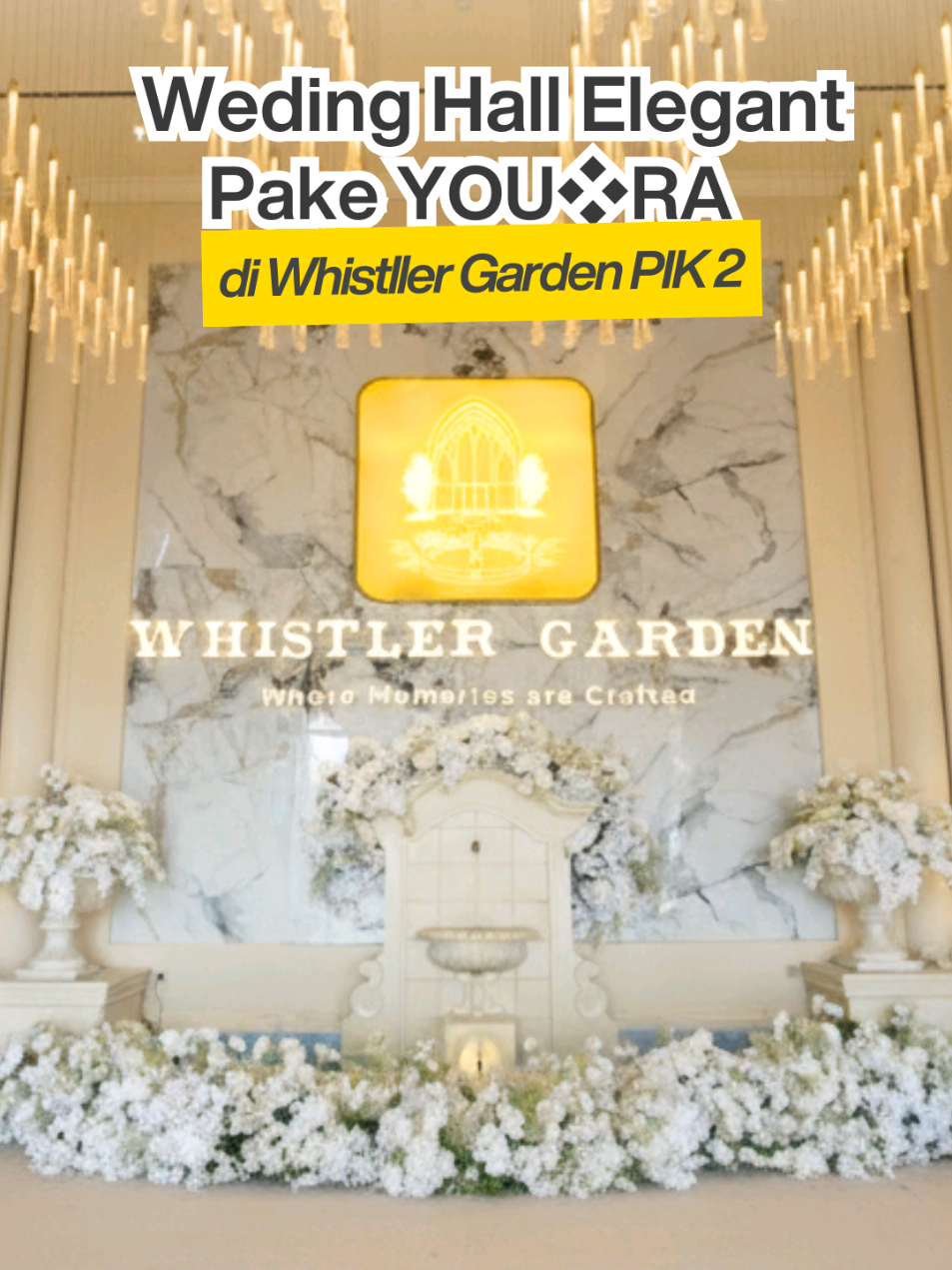 Awal kisah cinta abadi, terukir indah di tempat sehangat Whistler.💍 ​Keindahan yang abadi (timeless) adalah kunci dari momen pernikahan yang tak terlupakan. ✨ ​Kami bangga dapat menyempurnakan suasana pernikahan di Whistler dengan dekorasi lantai dari YOU.RA Aesthetic Flooring.  Kualitas SPC kami memberikan fondasi yang mewah, hangat, dan stabil, membuktikan bahwa estetika dan daya tahan kami siap mendukung event paling sakral dalam hidup Anda. Setiap langkah menuju altar terasa berkelas dan penuh makna. 💝 ​#WhistlerWedding #YouraUntukPernikahan #WeddingDecorIndonesia #LantaiPernikahan #dekorasielegan 