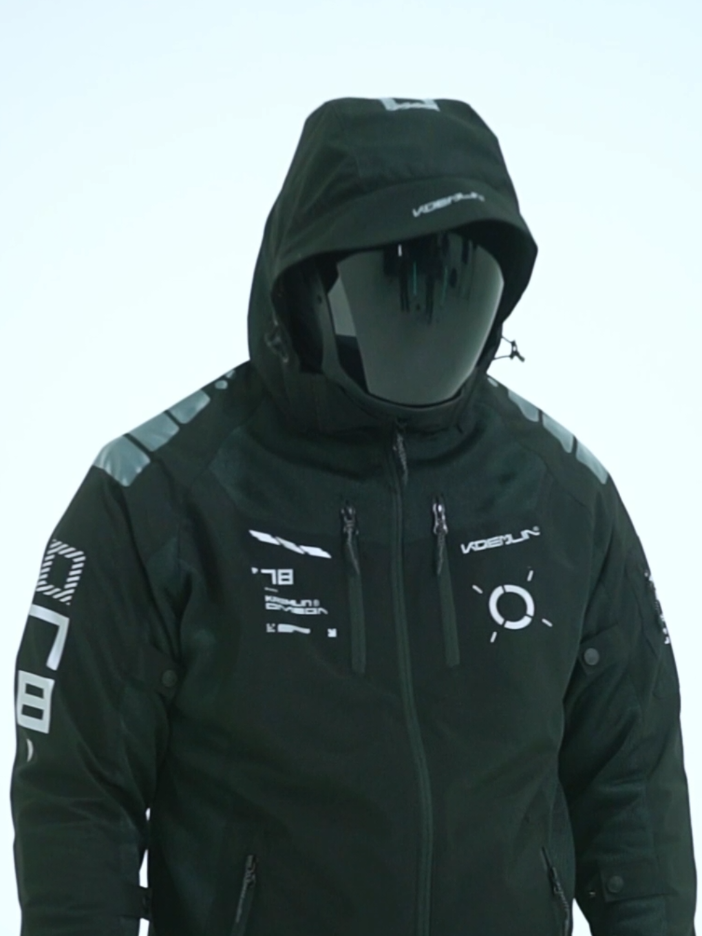 Kremlin Omega Jacket included protector for ur safety riding!  #kremlinclothing #riding #techwear #streetwear #foryou 