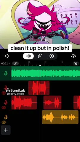 SOMEONE DO THIS IN THEIR NATIVE LANGUAGE TOO I BEG #hazbinhotel #hazbinhotelseason2 #fyp #cleanitup #polish 