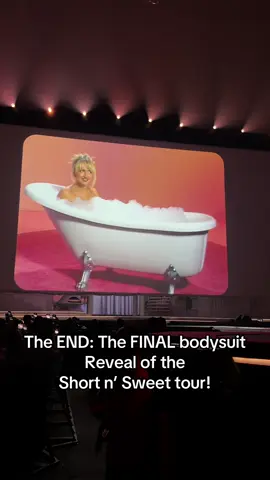 The end!!! closing night of the short n’ sweet tour bodysuit reveal!!! Sabrina carpenter you’re iconic! I cannot believe the tour is over!  #sabrinacarpenter #shortnsweettour #lashortnsweet #shortnsweet #bodysuit 