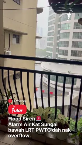 Hujan berterus di Lembah Klang sejak semalam. 