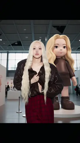 Blackpink members and their giant dolls #blackpink #trending #aifilter #fyp #dreamface 