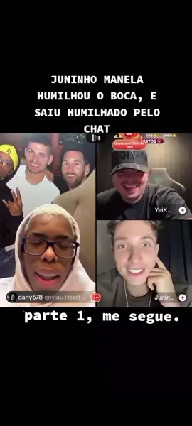 JUNINHO FRACO NAO ACEITOU PERDER KKKKK #live #bocade09 #juninhomanella #roxy #foryoupage 