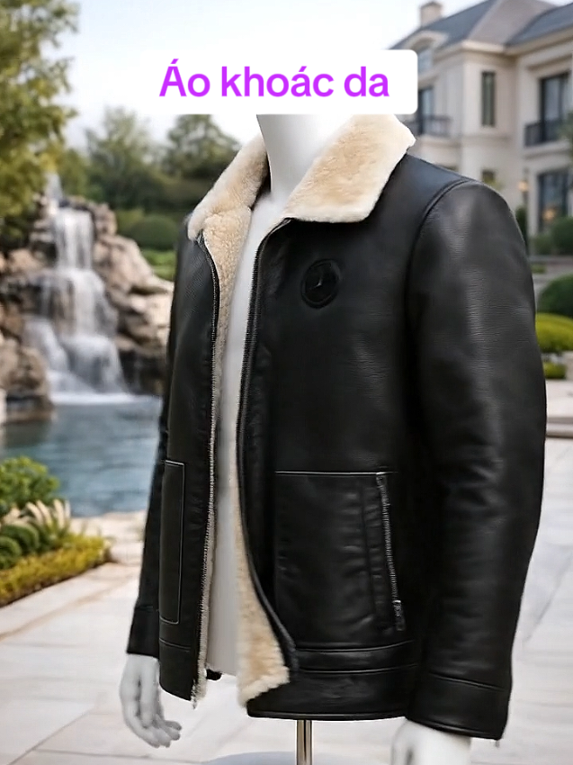 Áo khoác da #shopcôngân #tiepthilienket #xuhuong2025 