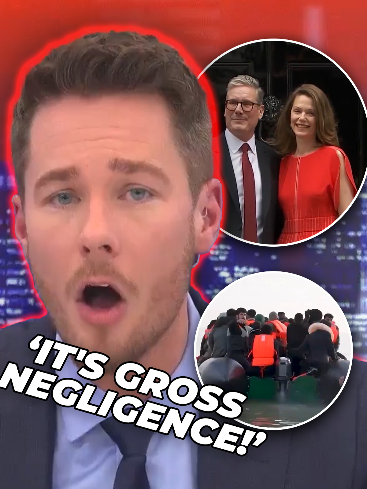 'The government did absolutely nothing to fix the loophole! It's not rocket science, it's gross negligence.' GB News Presenter Alex Armstrong exposes how illegal immigrants are gaming the asylum system to gain entry to Britain with lies about their background. #MigrantCrisis #KeirStarmer #Government #AlexArmstrong #GBNews