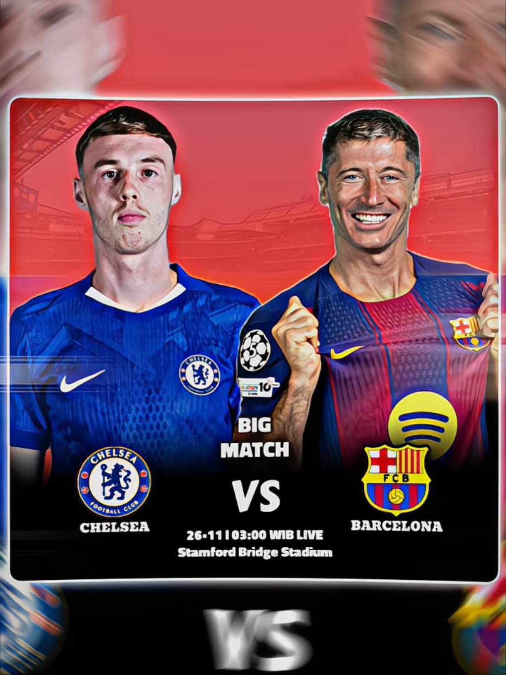 UCL DAY !! Prediksi skor sesuai baterai hp wir?? #chelsea #barcelona #fyp #pesonatimnas🦅 #olahragatiktok 