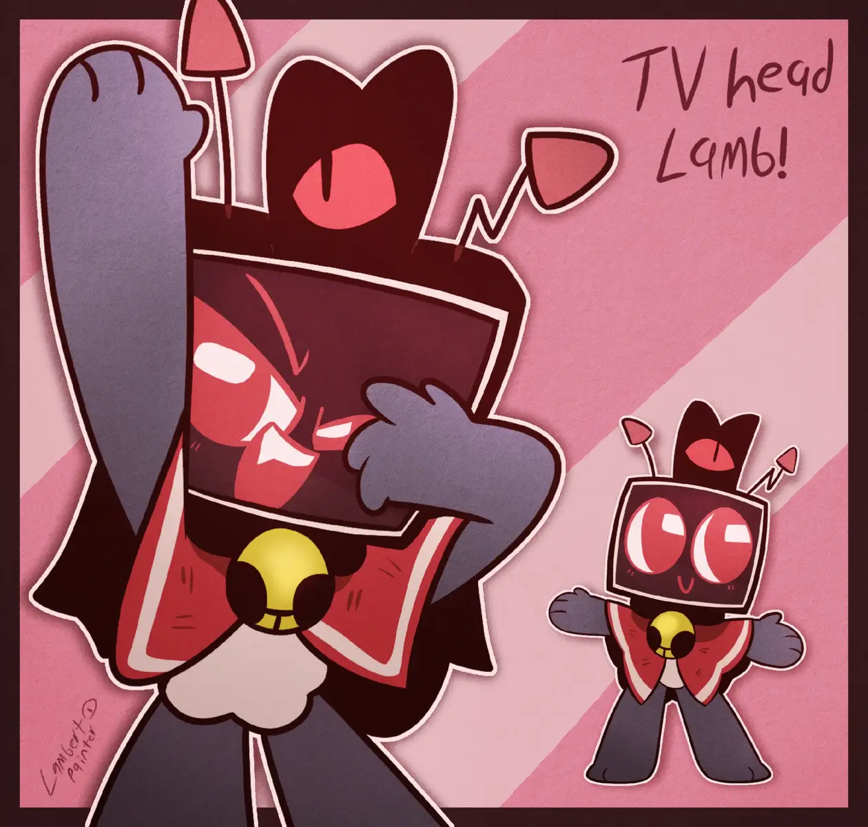 i had the idea for make this and i did it, enjoy! #cultofthelamb #cultofthelambfanart #cultofthelambgame 