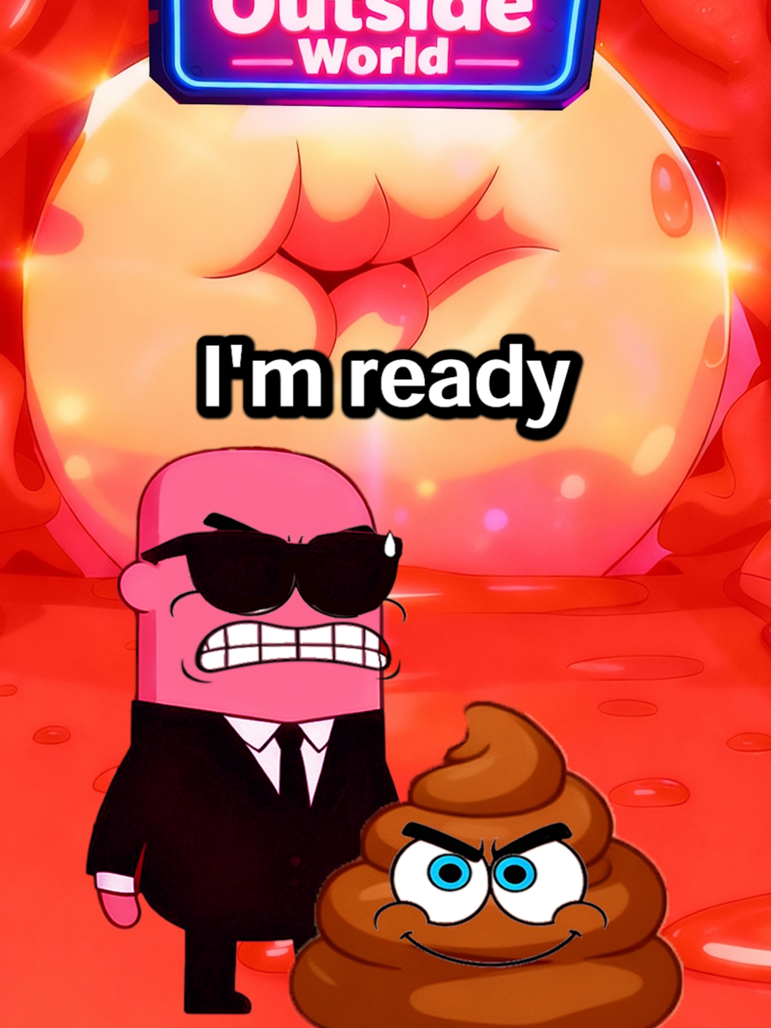 What Happens in Your Belly When You Need a Bathroom Outside#animation #cartoon