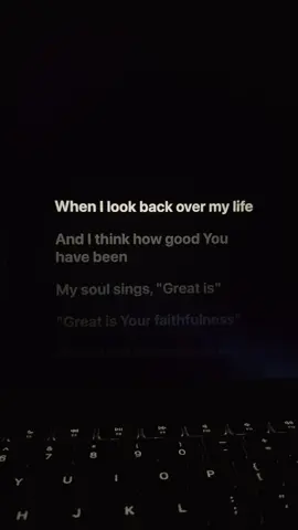 Oh my soul sings, great is, great is Your faithfulness #elevationworship #greatisthyfaithfulness #worshipmusic #gospeltiktok 