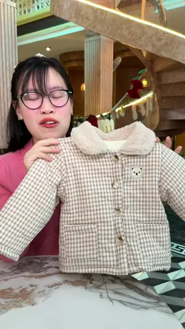Áo khoác lót bông đẹp cho bé #xuhuong #quanaotreem 
