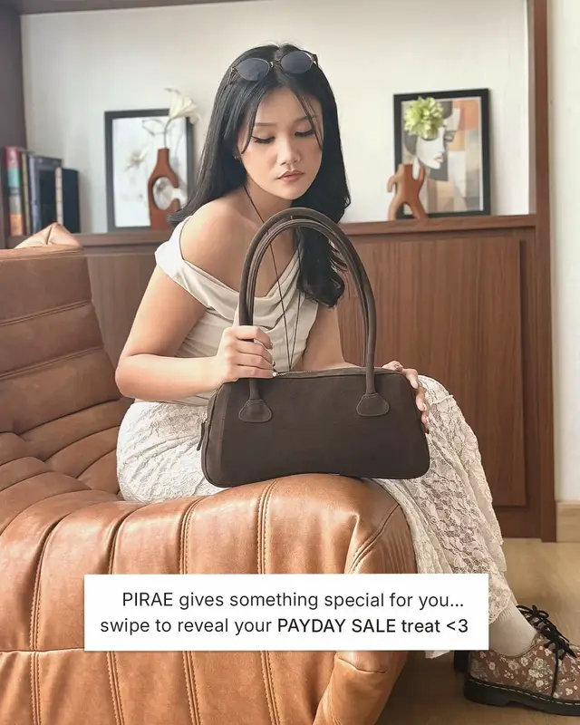 Up to 25% OFF all bags!!😱 Cusss checkout sebelum out of stock!!😌🫶🏻 Periode: 25 - 30 November 2025 #pirae #brandlocal #taslocalbrand #taspremium #promogajian 
