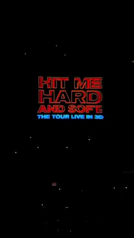 Billie announces tour movie in 3D releasing 3/20/26 at her final show tonight in San fransisco!!! #hitmehardandsofttour #billieeilish #hitmehardandsoftmovie#tourmovie #chasecenter @BILLIE EILISH 
