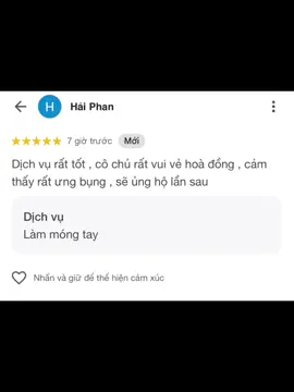 Cảm ơn những đánh giá của khách iuuu #nailhocmon #nailgiare #nailq12 #nails #nailxinh 