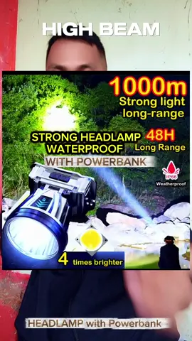 Waterproof headlamp flashlight #flashlight 