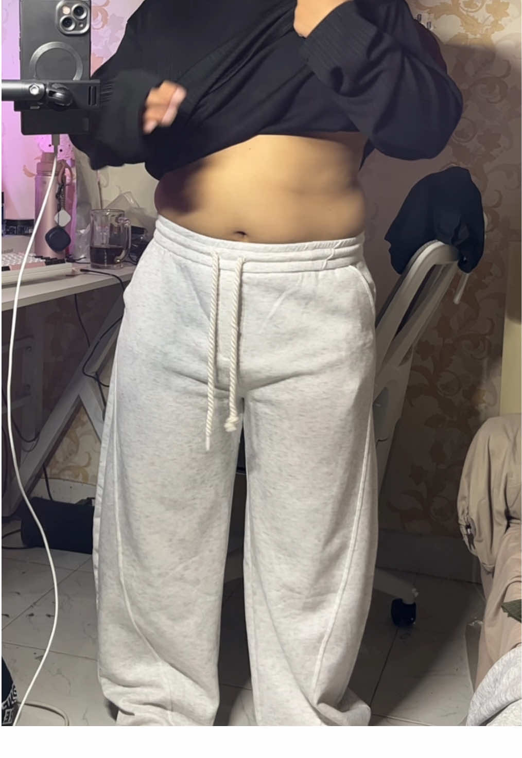 #tùngmụpnè #quầnnỉ  #sweatpants #bigsize #quầnốngcong