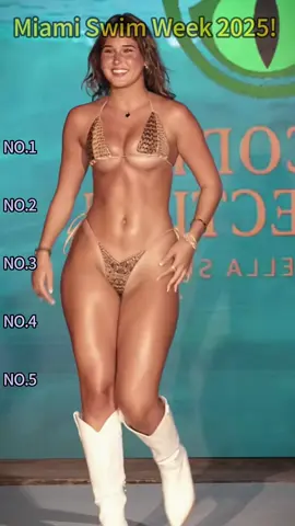 Miami Swim Week 2025! Comment Who Was Your Favorite!#BikiniModel #FashionShow #TopModel #MiamiSwimWeek2025 #SwimWeek