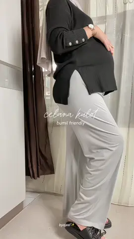 udah hamil besar malah dikomenin pake celana kulot terus😩😩 #celanahamil #celanabumil #celanajumbo #celanakulot 