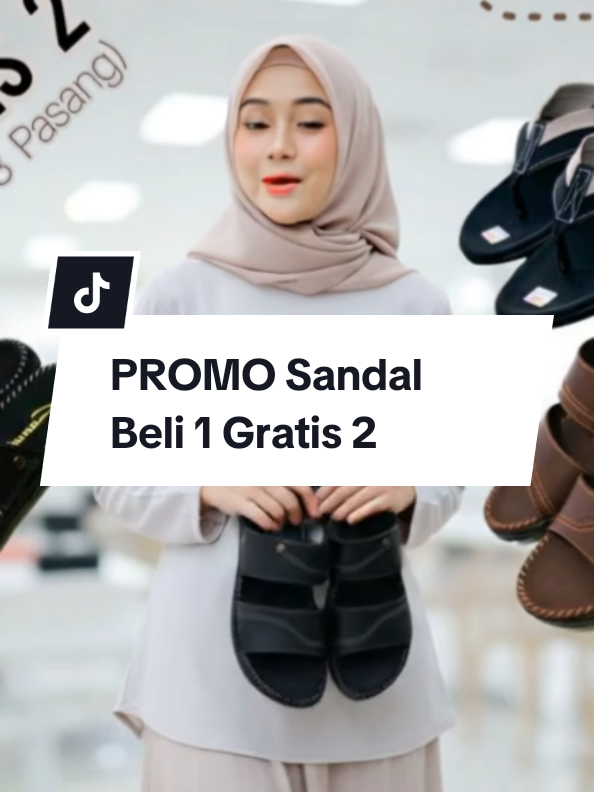 PROMO Sandal Beli 1 Gratis 2 Sandal #sandal #sandalmurah #sandals #tiktok #racuntiktok 