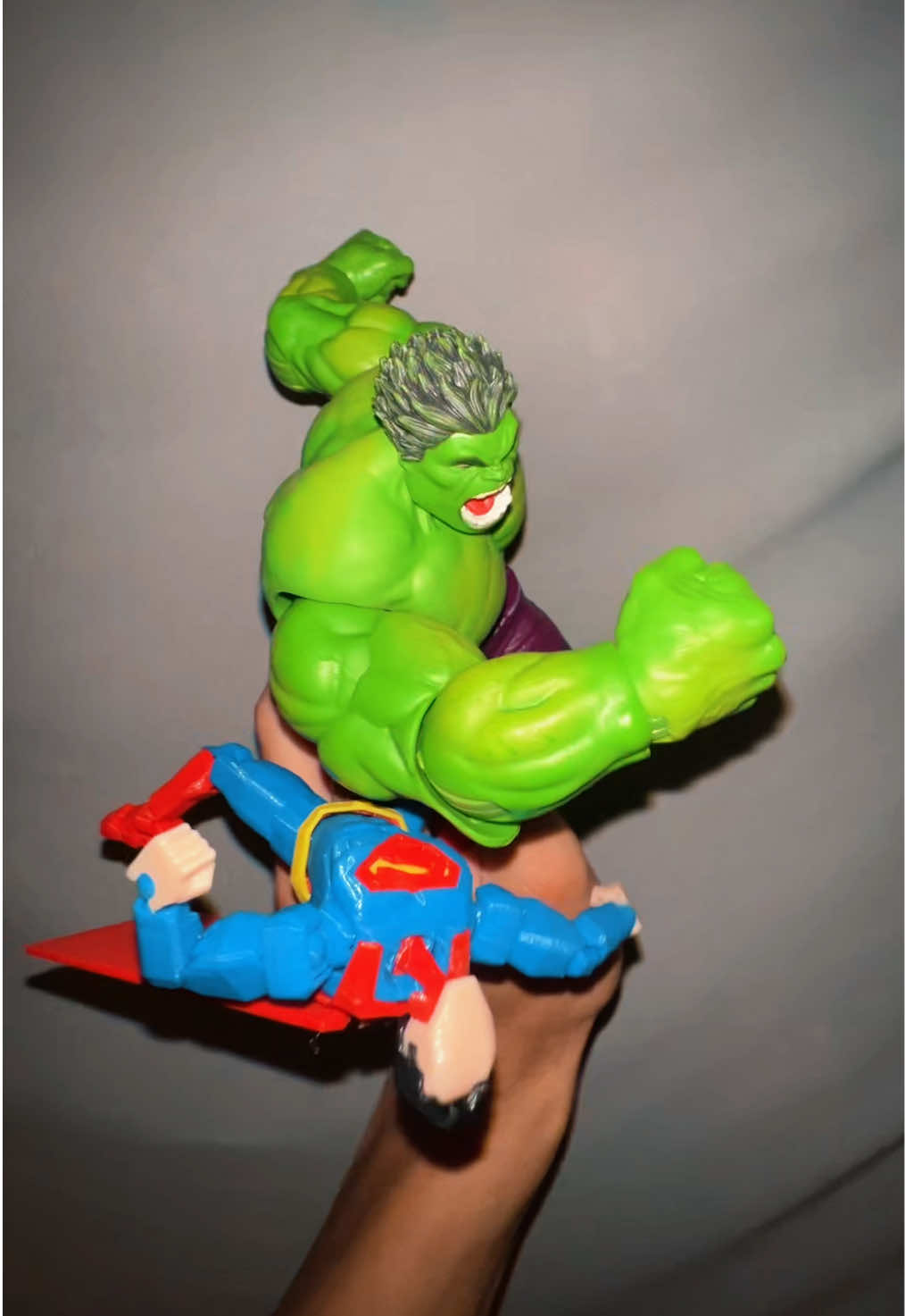 Replying to @marcusroomes37 #fypシ゚viral🖤tiktok☆♡🦋myvideo #t13actionfigure #invincible #superman#hulk 
