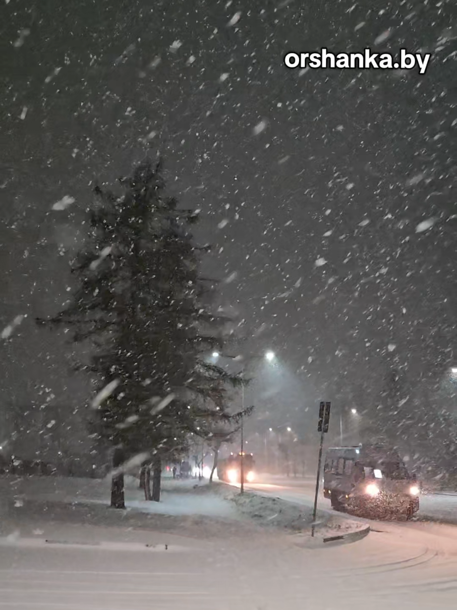 На Витебщине идет снег. Будьте осторожны на дорогах.  По прогнозам синоптиков, снег продолжит идти в ближайшее двое суток. В связи с ухудшением погодных условий, ГАИ Витебской области рекомендует всем участникам дорожного движения проявлять максимум осторожности.  Будьте внимательны и берегите себя.  #новости_орши #оршанка_бай #орша #orshanka_by #orsha #снег #зима #дорога #безопасность