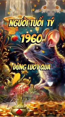 Người tuổi tý 1960 đừng lướt qua#xuhuongtiktokk #phongthuycaivan88 #xuhuong2025 #tuvi12congiap #tuvisomenh  @PHONG THUỶ CẢI VẬN 88  @PHONG THUỶ CẢI VẬN 88 