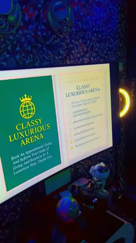 Classy Luxurious Arena   CLA Consult Limited (An Arena Of Luxury💎, Victory,✌️& Wisdom🧠)           <Where Elegance Meets Technology> *Livestocks/Pets (L&P) *Solar Power Energy (SPE) *AI & Digital Technology (ADT) *Counseling & Therapy’s (C&T) *Lifestyle & Mental Health (LMH) *Maintainance Consultation (MC) *Business & Property Development | Management Motto: Blending you with the VVIP Classy & Luxurious, Strategies, Tutoring, Materials, Products & Services for your Elegance!!! #classyluxuriousarena #oritsefemi @Oritse Femi #fyp #foryoupage @TikTok @TikTok Trends @TikTok Nigeria @TikTok❤️USA @Classy Luxurious Arena 