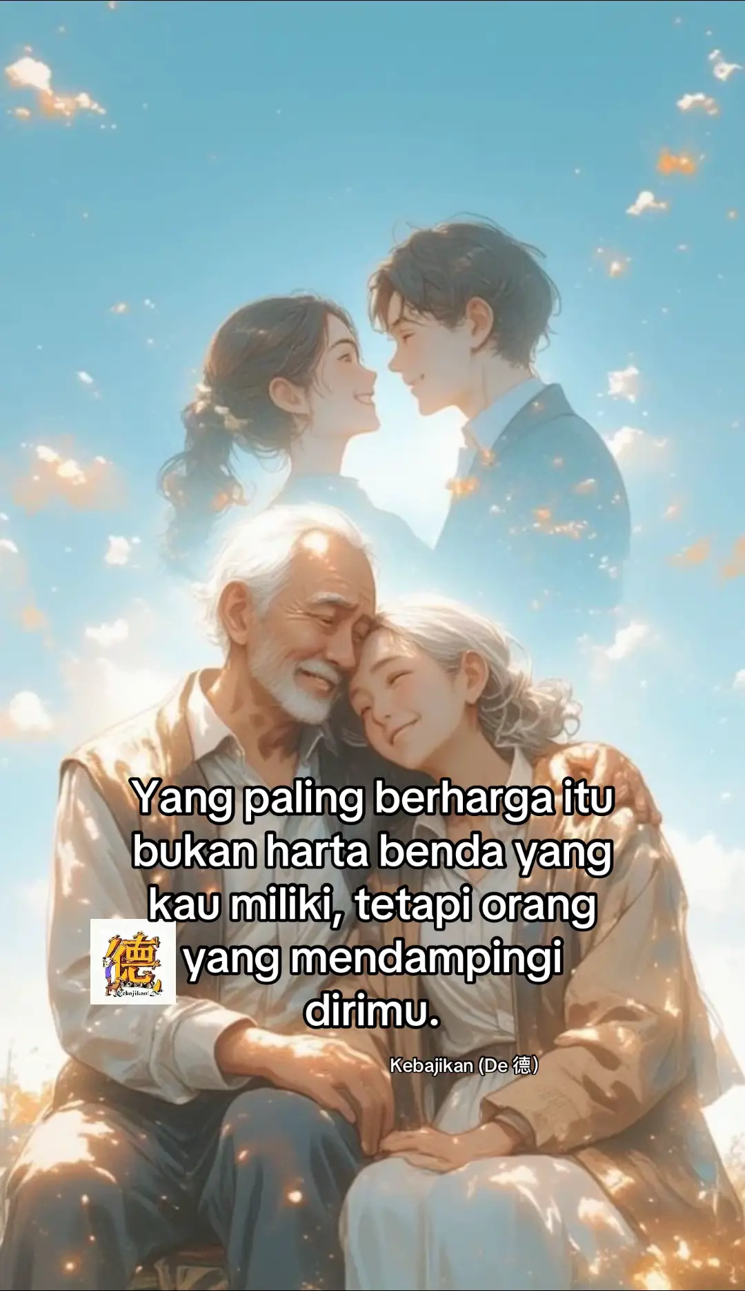 Bukan Saudara bukan Orang Tua atau pun Anak, Melainkan PASANGAN HIDUP lah yang akan MENEMANI kita SAMPAI TUA NANTI