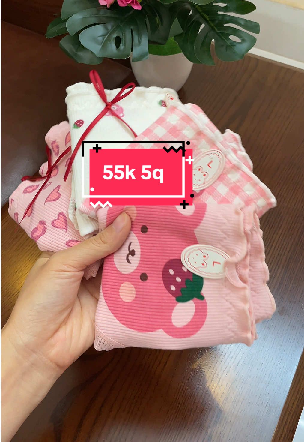 Combo 5q cotton 5 hoạ tiết cute khác nhau đang sale rẻ đủ size 30-65kg #viral #quanchip #quanchipcotton #quanchiphoatiet #quanchipchobe 