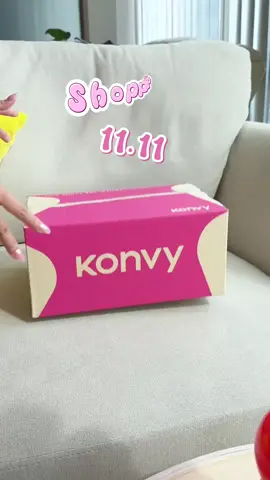 เปิดกล่องช้อปจาก konvy 11.11 ได้อะไรมาบ้าง !?  #konvy #shoppinghaul 