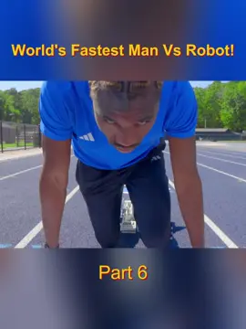 World's Fastest Man Vs Robot! Part 6 #us #fyp #play #mrbeast #viral