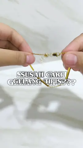 YANG SUKA GELANG TIPIS MARI MERAPAAAAT 😍😍 #Thiqla #KilauUntukKu #KilauKekuatanDiri #WarisanKilau #PerhiasanThiqla 