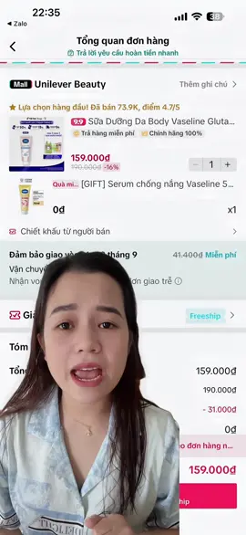 Dưỡng Da Body Vaseline Gluta- Hya Giúp Da Được Bảo Vệ #thamreviewne #Vaseline #hoptaccungunilever #duongthe #xuhuong     