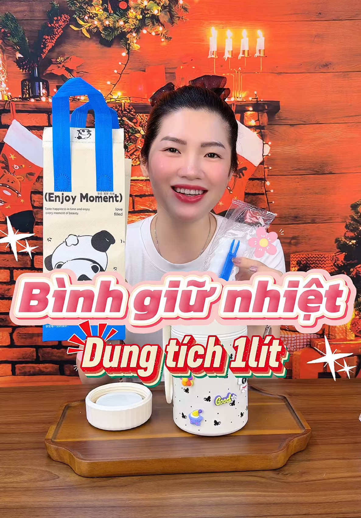 Bình giữ nhiệt dung tích 1L inox 316, bình giữ nhiệt kèm túi đựng, bình giữ nhiệt tốt, miệng bình rộng dễ dàng vệ sinh dùng thích lắm #binhgiunhiet1000ml #binhgiunhiet #xuhuongtiktok #binhgiunhiet1L #giadung 