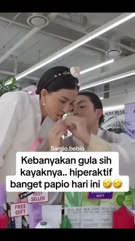 Kebanyakan gula kayaknya.. hiperaktif banget papio hari ini 🤣🤣🤣 #giorgioantonioc #sarwendahofficial #sargio #fyp 