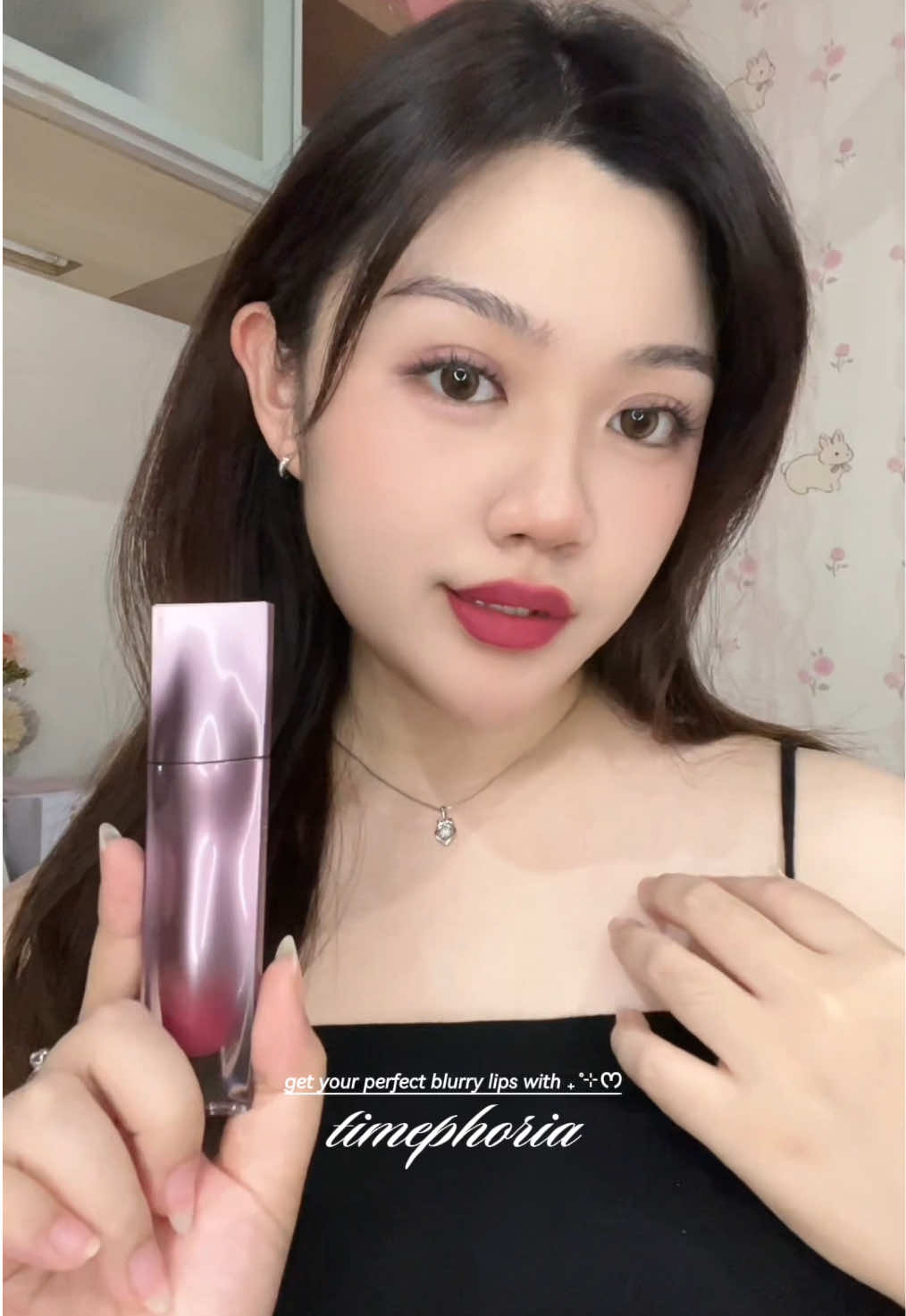 perfectly blurred mauve lips with timephoria nebula lip cream shade ursa @Timephoria.id ‎‧₊˚✩ 🪐✩˚₊‧ #timephoria #lipcream #lipvelvet #timephorialipvelvet 