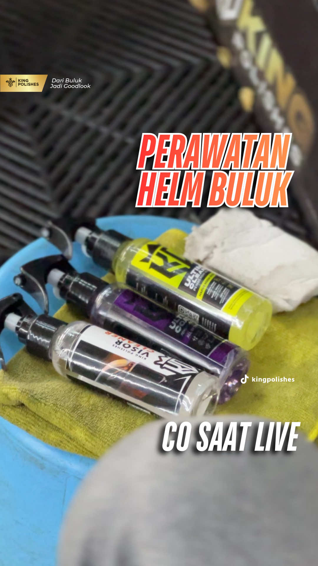 Membalas @adalah ada promo 50% saat live #fyp #kingpolishes #guardglossy #helmetcare 