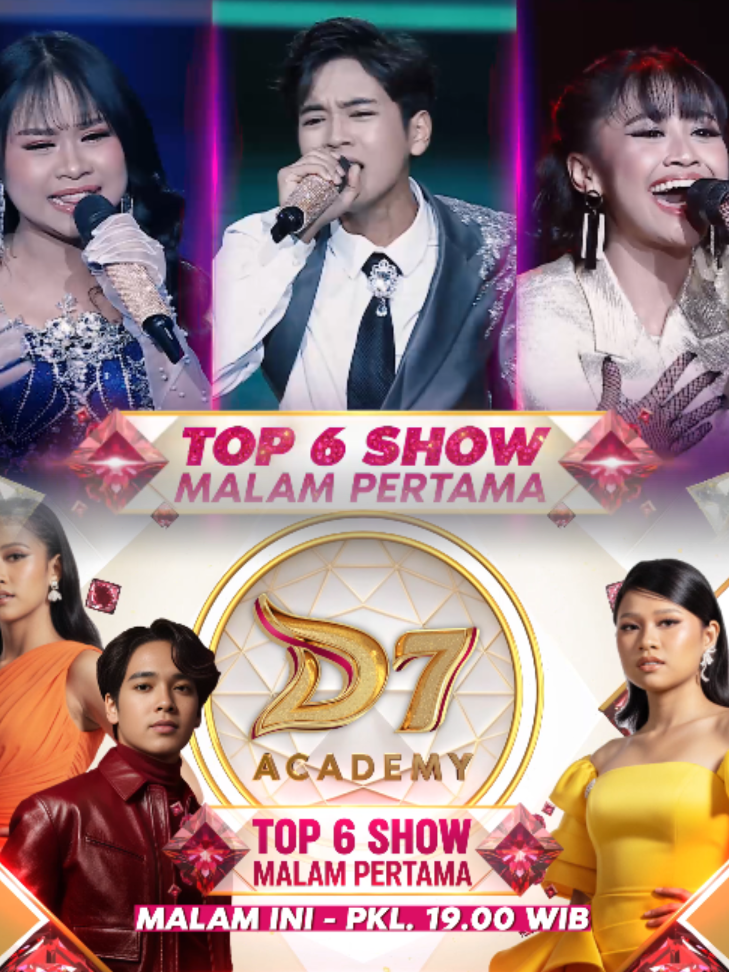 Babak Baru! TOP 6 Show D’Academy 7 MALAM PERTAMA Para peserta siap menampilkan yang terbaik malam Ini! 🔥 Tim Melly Lee @mellyleeofficial 👉🏻 Arbil (Asahan) @da7_arbilfahrizann01 👉🏻 Tasya (Tangerang Selatan) @da7_tasyaallesia Tim Selfi Yamma @selfiyamma07 👉🏻 April (Cirebon) @da7_aprillll Saksikan D’Academy 7 Top 6 Show MALAM PERTAMA, malam ini pukul 19.00 WIB hanya di Indosiar atau @vidiodotcom . . #IndosiarBawaDangdutBerkelasBerkualitas #DAcademy7Indosiar #DAcademyIndosiar